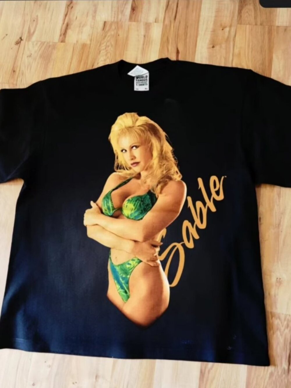 SABLE TAKE A WALK ON MY WILD SIDE On SHAKA HEAVYWEIGHT Tee "Wrestling" modern